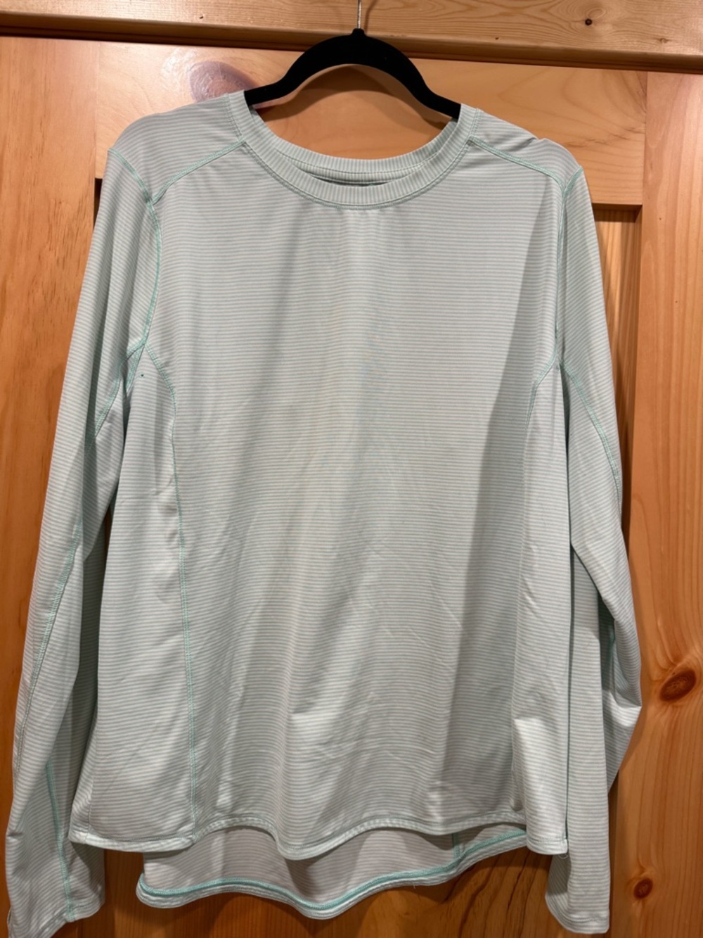 Three Duluth Trading Striped Long-Sleeve Sunshirts